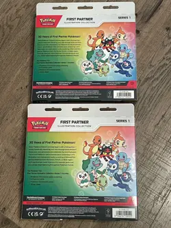 2x Pokemon TCG First Partner Illustration Collection Series 1 New Sealed - Image 3