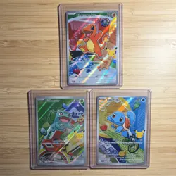 Pokemon TCG First Partner Illustration Collection Series 1 Kanto Gen 1 Set!! - Image 1