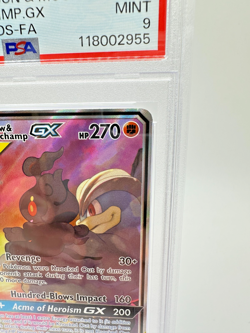 2019 Pokemon S&M Unbroken Bonds Marshadow & Machamp GX #199 | FA | PSA 9 MINT - Image 3