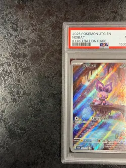 2025 POKEMON JOURNEY TOGETHER EN NOIBAT ILLUSTRATION RARE #169 NM-MT PSA 8 - Image 3