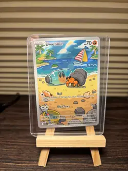 Pokemon TCG Dwebble 129/086 IR Illustration Rare Black Bolt NM/M - Image 1