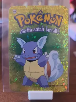 Wartortle #8 - Vintage Vending Machine Prism Sticker 2000 - Pokemon Card - Image 1