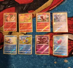 2018 Pokemon Sun & Moon TEAM UP REVERSE HOLO LOT OF 8 - Image 1