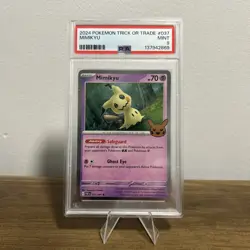 PSA 9 Mimikyu (037/091) COSMOS HOLO - Pokemon Trick or Trade - Image 1