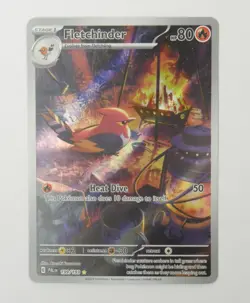 Pokemon Fletchinder 199/193 Paldea Evolved Illustration Rare Holo 80 HP - Image 1