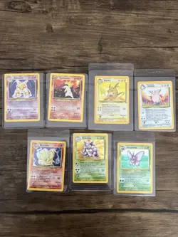 Pokemon Card Lot - 7 Holo Cards - Image 1