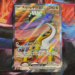 Pokemon Raging Bolt ex 196/162 SV05: Temporal Forces Full Art Ultra Rare Holo - Image 2