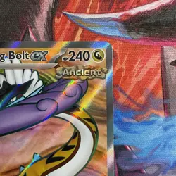 Pokemon Raging Bolt ex 196/162 SV05: Temporal Forces Full Art Ultra Rare Holo - Image 4