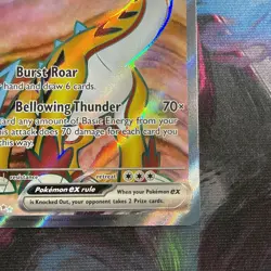 Pokemon Raging Bolt ex 196/162 SV05: Temporal Forces Full Art Ultra Rare Holo - Image 5