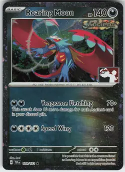 Roaring Moon 109/162 Rare Prize Pack Series Cards Pokemon Holo Near Mint - Image 1