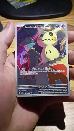 Pokemon TCG Team Rocket's Mimikyu Illustration Rare 238/217 Ascended Heroes - Image 2