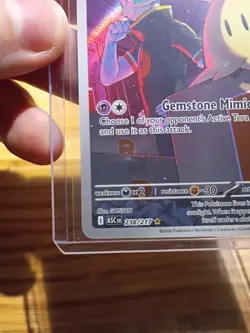 Pokemon TCG Team Rocket's Mimikyu Illustration Rare 238/217 Ascended Heroes - Image 5