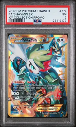 2017 Pokemon Shaymin EX XY Collection Promo PSA 7 - Image 1