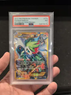 2017 Pokemon Shaymin EX XY Collection Promo PSA 7 - Image 2