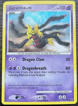 Giratina 028/127 Pokemon TCG Platinum Cosmos Holo Promo MINT NM - Image 1