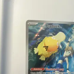 Pokemon TCG Misty's Psyduck Illustration Rare Holo 193/182 Sv10 70 HP - Image 2