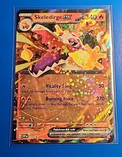 Skeledirge ex SVP 034 Black Star Promo Ultra Rare Holo NM Pokemon TCG NM - Image 1