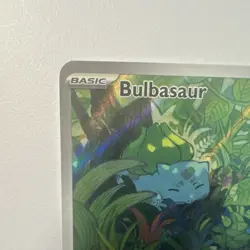 Pokemon TCG Bulbasaur Illustration Rare Full Art Holo 166/165 Sv151 Basic 70 HP - Image 2