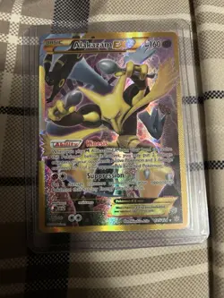 Pokemon Alakazam EX Full Art Secret Rare Holo 160 HP Fates Collide 125/124 - Image 1