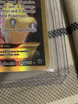 Pokemon Alakazam EX Full Art Secret Rare Holo 160 HP Fates Collide 125/124 - Image 3