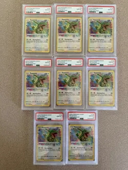 2020 Pokemon Vivid Voltage Rayquaza Amazing Rare Holo #138/185 PSA 10 (lot of 8) - Image 1