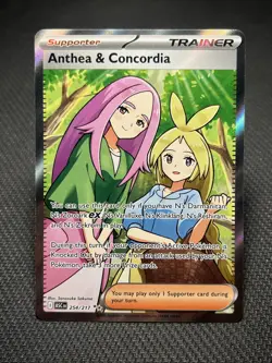 Pokemon TCG Anthea and Concordia 254/217 Ascended Heroes Full Art Trainer - Image 1