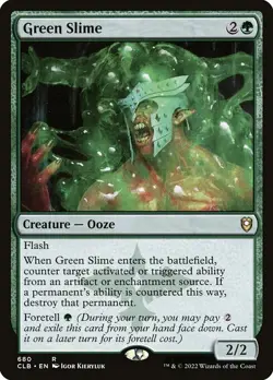 Green Slime - Commander Legends: Battle for Baldur's Gate | MTG Card - Image 1