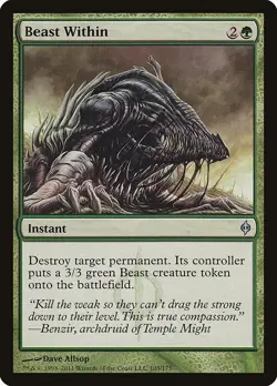 Beast Within - New Phyrexia | MTG Card - Image 1