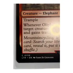 Magic The Gathering Oliphaunt Creature Card MTG LTR 2023 - Image 5