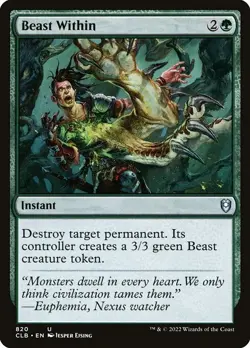 Beast Within - Commander Legends: Battle for Baldur's Gate | MTG Card - Image 1