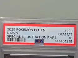 2025 Pokemon PFL EN "DAWN" Special Illustration Rare #129, PSA GEM MINT 10 - Image 3