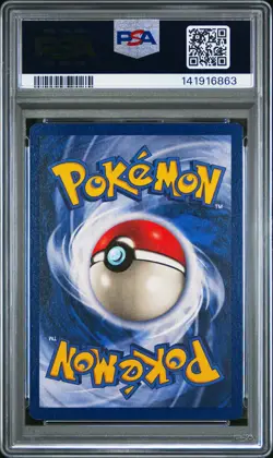 1999 POKEMON GAME MOVIE PROMO #5 DRAGONITE PSA 8 - Image 2