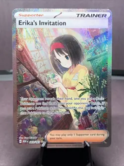 Pokemon TCG Erika's Invitation SIR 203/165 Sv: Scarlet & Violet 151 Holo Rare - Image 1