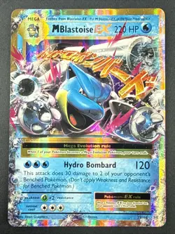 2016 Pokemon XY Evolutions Mega Blastoise EX Holo #22/108 - Image 1
