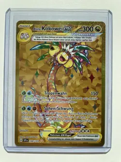 Alola-Kokowei ex-SSP DE-248/191-Secret Rare-Pokemon Sturmische Funken-Deutsch-NM - Image 1