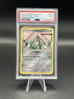 2019 Pokemon S & M - Holo Hidden Fates PSA 9 - Image 1