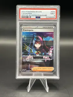 2024 Pokemon SFA EN Cassiopeia Special Illustration Rare PSA 9 - Image 1