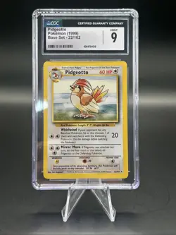 1999 Pokemon Base Set Pidgeotto #22/102 CGC 9 - Image 1