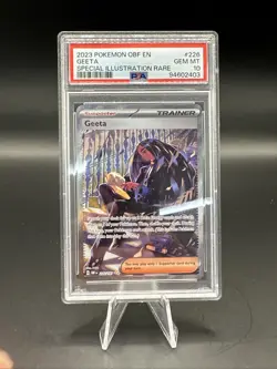 2023 Pokemon OBF EN #226 Geeta SIR PSA 10 - Image 1