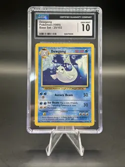 1999 Pokemon Base Set Dewgong 25/102 CGC 10 - Image 1