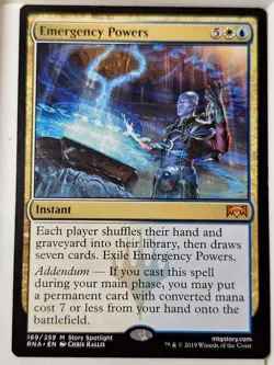 Emergency Powers - Ravnica Allegiance - Magic the Gathering MTG Nice! - Image 1