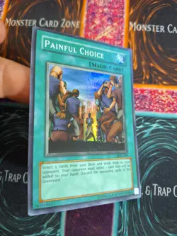 Yu-Gi-Oh! Painful Choice MRL-049 Super Rare OG Unlimited Lightly Played - Image 2
