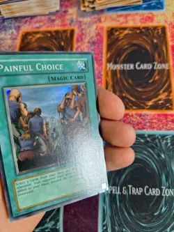 Yu-Gi-Oh! Painful Choice MRL-049 Super Rare OG Unlimited Lightly Played - Image 4