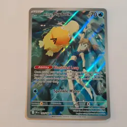 Pokemon TCG Misty's Psyduck 70HP 193/182 Sv10 Illustration Rare Full Art Holo - Image 1