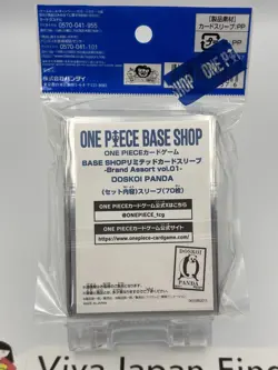 BASE SHOP LIMITED DOSKOI PANDA Official TCG 70 Sleeves One Piece Card Game NEW - Image 3