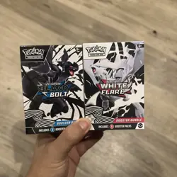 New Sealed - Pokemon TCG Black Bolt and White Flare Booster Bundles, - Image 1