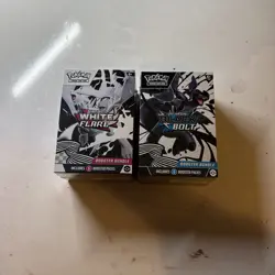 New Sealed - Pokemon TCG Black Bolt and White Flare Booster Bundles, - Image 1