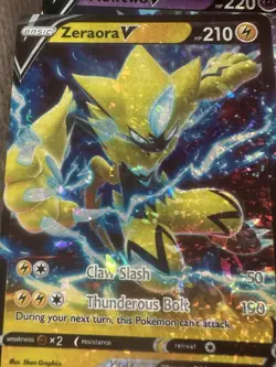 Zeraora Gold Foil Fan Art /Display Card NM - Image 1