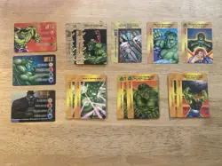 Classic OverPower Hulk Hero Card x3 (unique) + 11 Specials (incl OPDs) MINT - Image 1