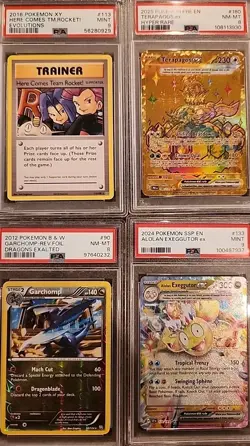 Four Pokemon Cards Graded By PSA - Image 1